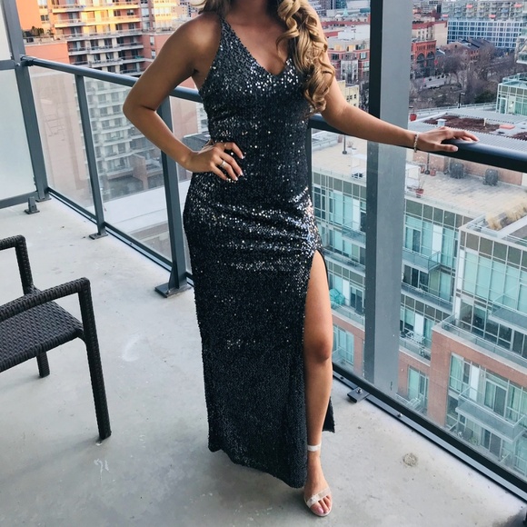Maxi Sequin Dress - Picture 1 of 2